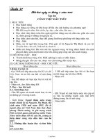 Giáo án dạy Khối 5 - Tuần 31, 32