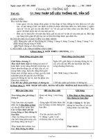 Bài soạn môn Đại số khối 7 - Học kì II