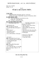 Giáo án môn Mĩ thuật 1 - Bài 10: Vẽ quả (quả dạng tròn)