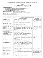 Kế hoach bài dạy lớp 1 – Trường Tiểu học Gia Phú - Huyện Gia Viễn - Tỉnh Ninh Bình - Tuần 21