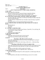 Giáo án môn Hoạt động ngoài giờ lên lớp 7 - Chủ điểm tháng: 12 “uống nước nhớ nguồn” - Tiết 9: Hoạt động 1: Hát về quê hương và quân đội anh hùng