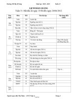 Giáo án Tổng hợp lớp 2 - Tuần dạy 31 - Trường TH Đạ M’rông