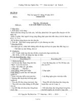 Giáo án lớp 6 môn học Vật lí - Tiết 4: Đo thể tích vật rắn không thấm nước