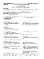 Bài soạn Tổng hợp các môn lớp 2 - Tuần 8 năm học 2009