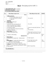 Giáo án Môn phụ Lớp 1 - Tuần 4