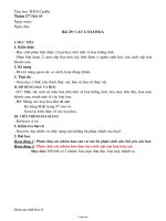 Giáo án lớp 6 môn học Sinh học - Tuần 17 - Tiết 33 - Bài 29: Các loại hoa