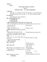 Giáo án tổng hợp khối 1 - Tuần 22 năm 2011