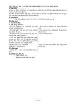 Giáo án lớp 1 môn Thủ công: Ôn tập chủ đề: phối hợp gấp, cắt, dán hình