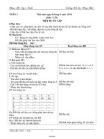 Giáo án giảng dạy khối 1 - Tuần 3 - Trường tiểu học Hồng Thái