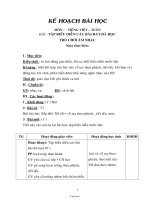 Kế hoach bài dạy các môn học khối 1 - Tuần 17 năm 2009