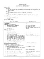 Giáo án Tự nhiên xã hội 2 tuần 9: Đề phòng bệnh giun