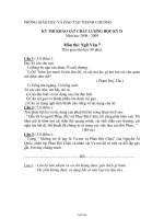 Kỳ thi khảo sát chất lượng học kỳ II năm học 2008 - 2009 môn thi: Ngữ văn 7 thời gian làm bài: 90 phút