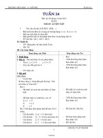 Giáo án Tổng hợp các môn khối 2 - Trường tiểu học A Mỹ Phú - Tuần 24