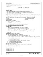 Giáo án giảng dạy môn khối 1 (buổi chiều) - Trường TH Long Thành Bắc - Tuần 27