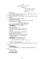 Giáo án Âm nhạc 3 tiết 7: Học hát: Bài Gà gáy