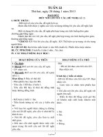 Giáo án Tổng hợp lớp 2 - Tuần số 22 năm 2013