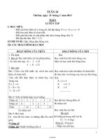 Giáo án Tổng hợp lớp 2 - Tuần số 24 năm 2013