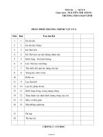 Giáo án môn học Vật lí 6 - Tiết 1 đến tiết số 18