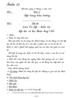 Giáo án Lớp 3 Buổi sáng - Tuần 35