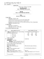 Giáo án môn học lớp 2 - Tuần thứ 31 năm 2004