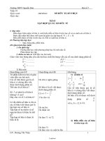 Giáo án Đại số khối 7 - Trường THPT Nguyễn Huệ - Tiết 1 đến tiết 4