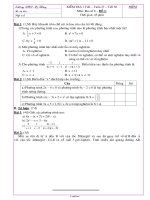 Giáo án môn Đại số khối 8 năm 2010 - Tiết 56: Kiểm tra 1 tiết