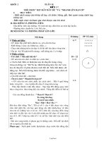 Giáo án Giáo án môn Thể dục 2, học kì II