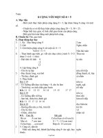 Giáo án môn Toán lớp 2, học kì I - Tiết 19: 8 cộng với một số 8 + 5