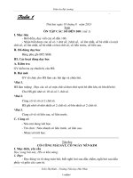 Giáo án đại cương môn Toán 2 - Tuần 1 đến tuần 31