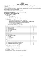 Giáo án môn Thể dục lớp 6 - Tiết 1, 2: Bài: Lý thuyết chung