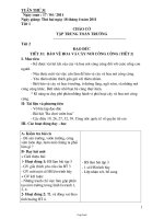 Giáo án Tổng hợp lớp 1 - Tuần 31 năm 2011