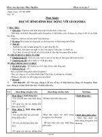 Giáo án Tin lớp 7: Thực hành: học vẽ hình hình học động với geogebra