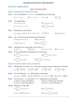 Đề cương ôn tập giữa học kì 2 môn Toán khối 10 - TOANMATH.com