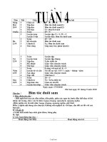 Bài soạn các môn lớp 2 - Tuần 4 năm 2010