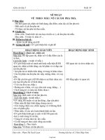 Giáo án Mĩ thuật 3 tuần 30: Vẽ theo mẫu: vẽ cái ấm pha trà