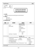 Giáo án môn Đại số khối 8 - Trường THCS Lương Quới - Tiết 11: Phân tích đa thức thành nhan tử bằng phương pháp nhóm hạng tử