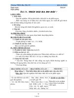 Giáo án lớp 6 môn học Sinh học - Tiết 14 - Bài 14: Thân dài ra do đâu