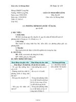 Bài soạn Đại số lớp 8 - Tiết 47: Phương trình đưa được về dạng ax + b = 0