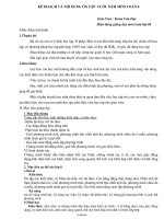 Kế hoạch và nội dung ôn tập cuối năm môn Toán 8