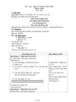 Giáo án Tiếng việt 1: Ôt – ơt