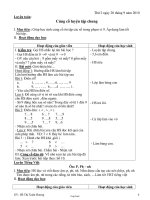 Giáo án giảng dạy môn lớp 1 - Tuần thứ 6 năm 2010