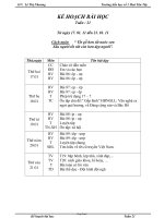 Kế hoạch bài dạy lớp 1 - Lê Thị Nhương - Tuần 21