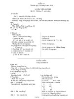 Giáo án các môn lớp 2 - Tuần số 19 đến tuần 21