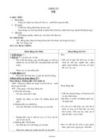 Giáo án Chính tả 2 tuần 12 tiết: Mẹ