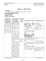 Giáo án Vật lí 6 - Tuần 19 - Tiết 18 - Bài 15: Đòn bẩy