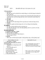 Giáo án lớp 6 môn Vật lí - Tiết 7: Tìm hiểu kết quả tác dụng của lực