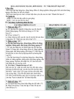 Giáo án môn Thể dục 2 - Bài 4: Dàn hàng ngang, dồn hàng – TC “nhanh lên bạn ơi”