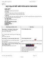 Giáo án dạy Tin học 7 tiết 23: Học địa lí thế giới với Earth Explorer