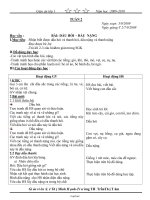 Gián án các môn buổi sáng lớp 1 - Tuần 2, 3