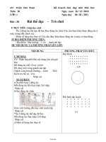 Giáo án môn Thể dục - Tuần 20 đến tuần 25